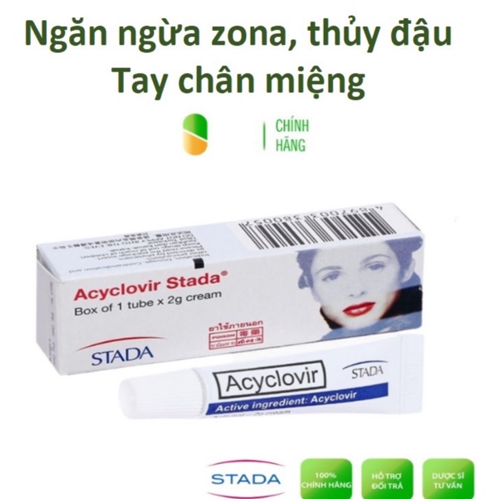 Kem bôi THUYDAU ZONA✅ ngăn ngừa viêm da, mụn rộp, zona, thủy đậu, tay chân miệng