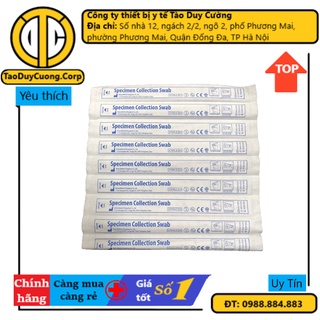 Combo 20 Que test tăm bông lấy dịch, que Tỵ Hầu