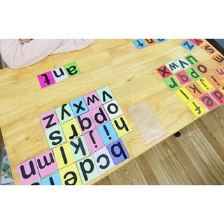 Set chữ ép plastic sẵn nam châm