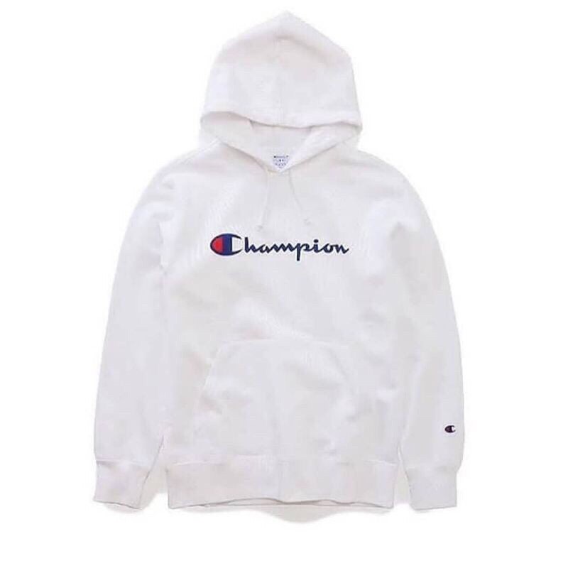 Áo Hoodie 100% Chính Hãng In Logo Champion Phong Cách Nhật Bản