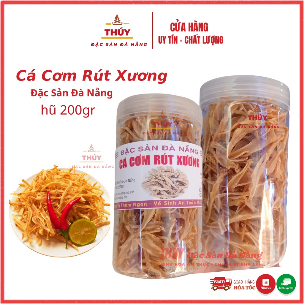 Cá cơm rút xương túi 250gr ngon là đặc san khô đà nẵng làm quà hay ăn đều ngon