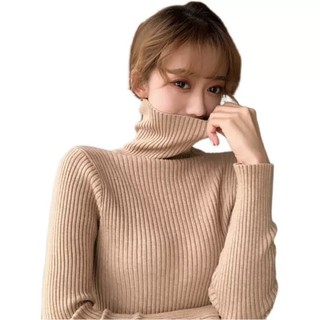 Áo len cổ cọ cao Quảng Châu.