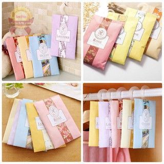 Túi giấy làm thơm không khí phòng túi thơm có móc treo tủ