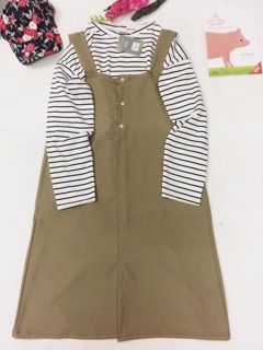 Set áo kẻ yếm