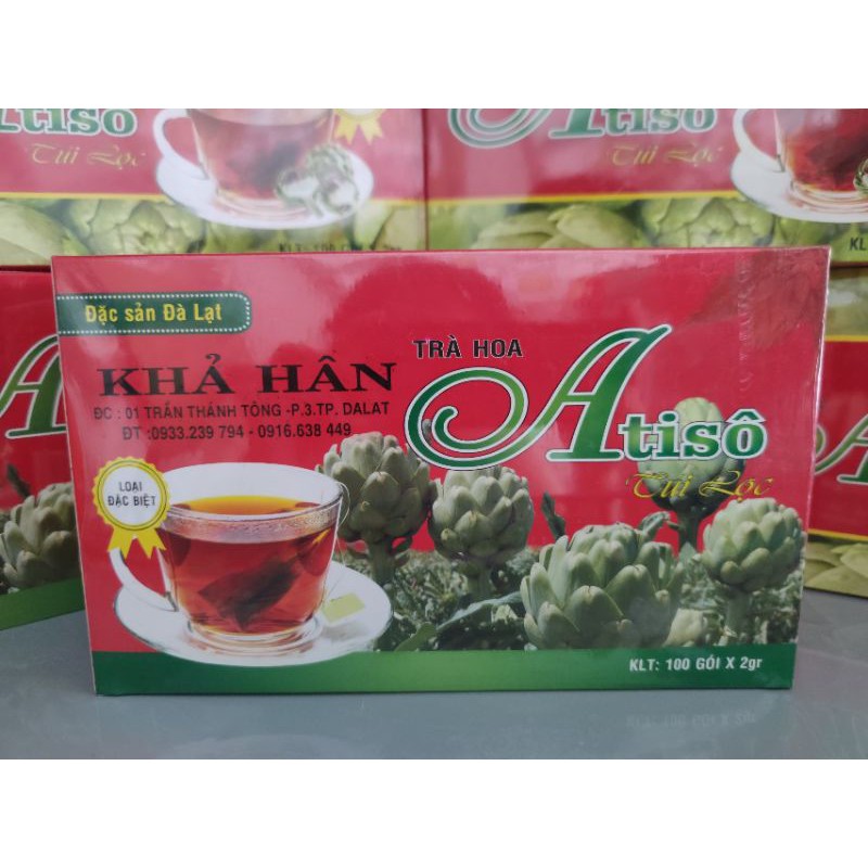 Trà hoa Atiso túi lọc 100 túi x 2 gram