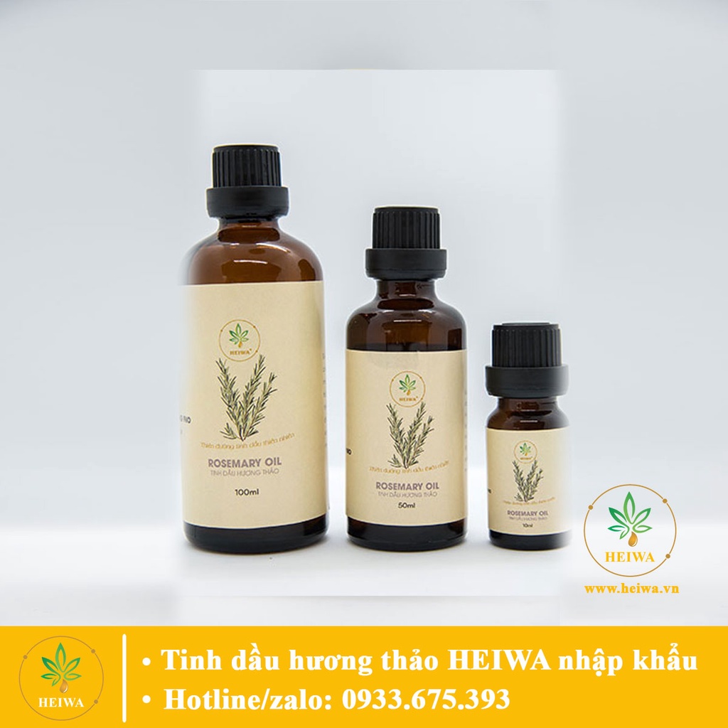 Tinh dầu Hương Thảo HEIWA nhập khẩu Ấn Độ có giấy kiểm định, dung tích 10ml