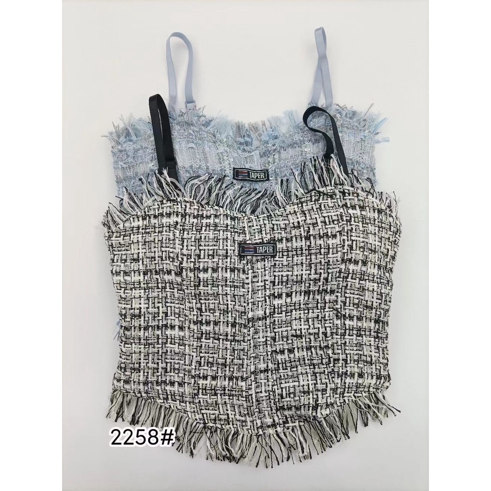 Áo bra ren 2 dây thiết kế họa tiết có đệm ngực dáng croptop chất liêu thun co giản YUKI STORE 2258