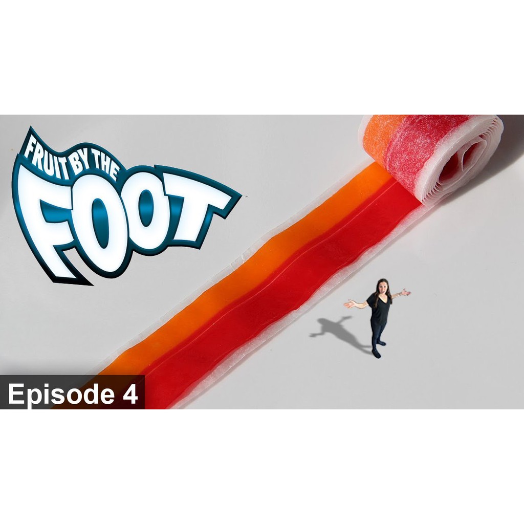 Kẹo dẻo fruit by the FOOT - Mỹ (1 cuộn)
