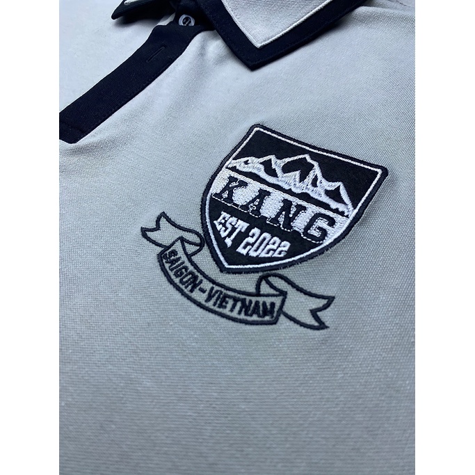 KANG - BackToSchool Polo Shirt Áo polo cá sấu thêu nổi form rộng phong cách lịch sự năng động