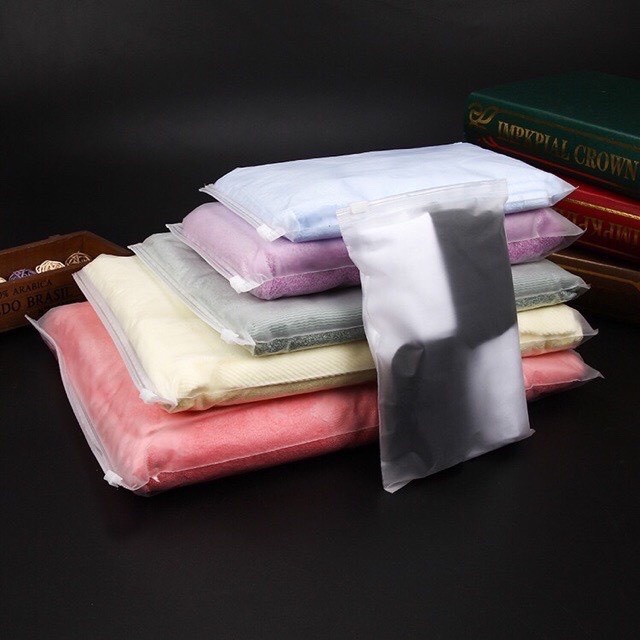 【CÓ SẴN】Túi ZIP Lụa Mờ Khóa Kéo Đựng Đồ Cao Cấp Để Quần Áo Giày Dép Những Vật Dụng Cần Thiết Có Đủ Size Đa Năng