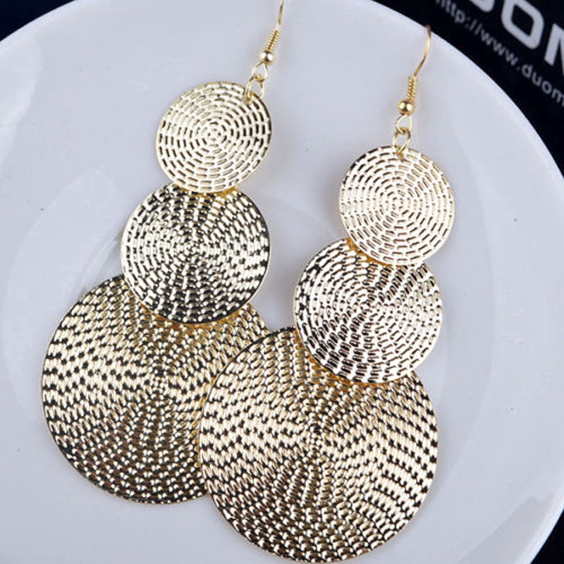 Hoa tai dáng dài nhiều lớp phong cách cổ điển dành cho nữ