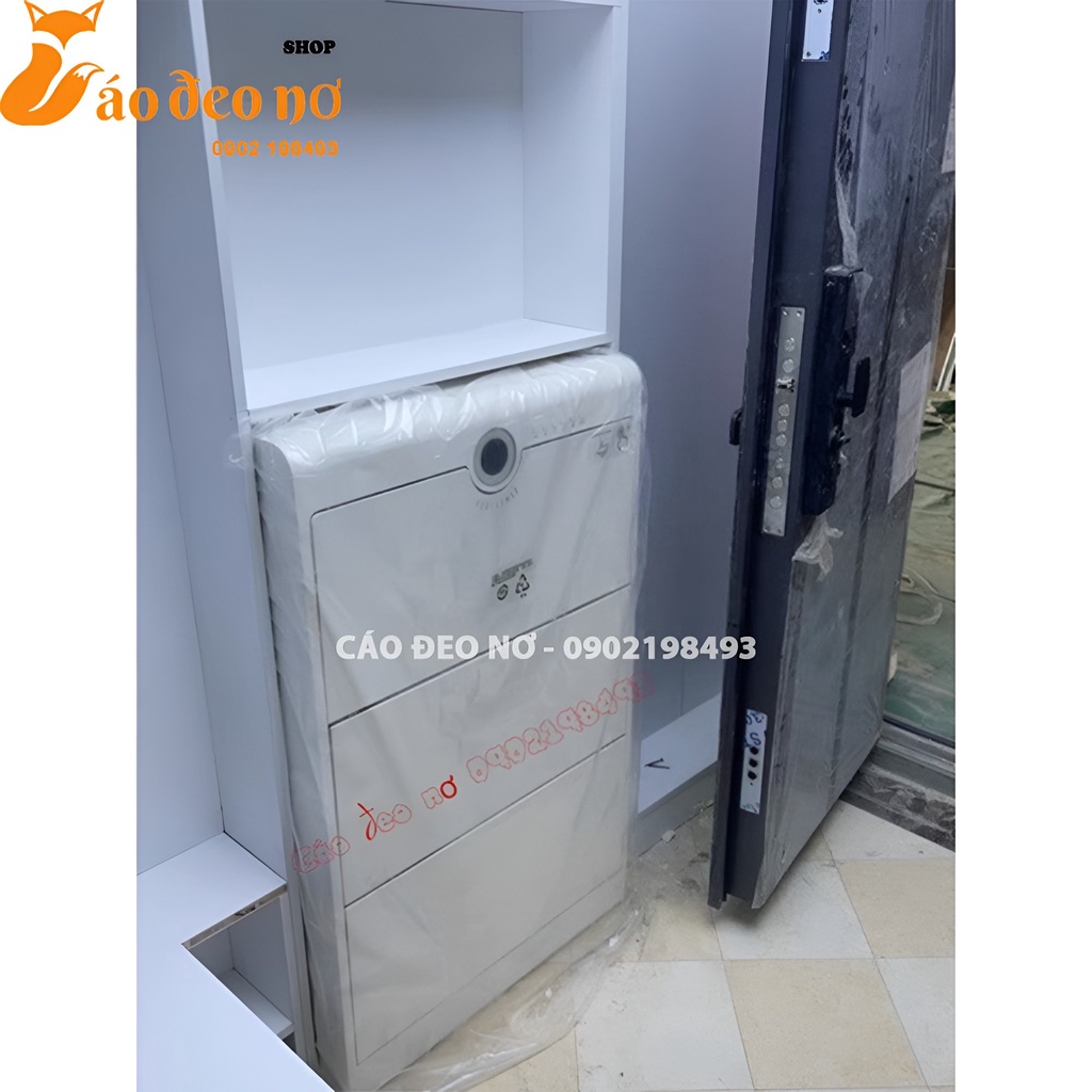 Tủ giày khử mùi, sấy khô, diệt khuẩn thông minh Roof sence - HUAHWEI Cáo đeo nơ