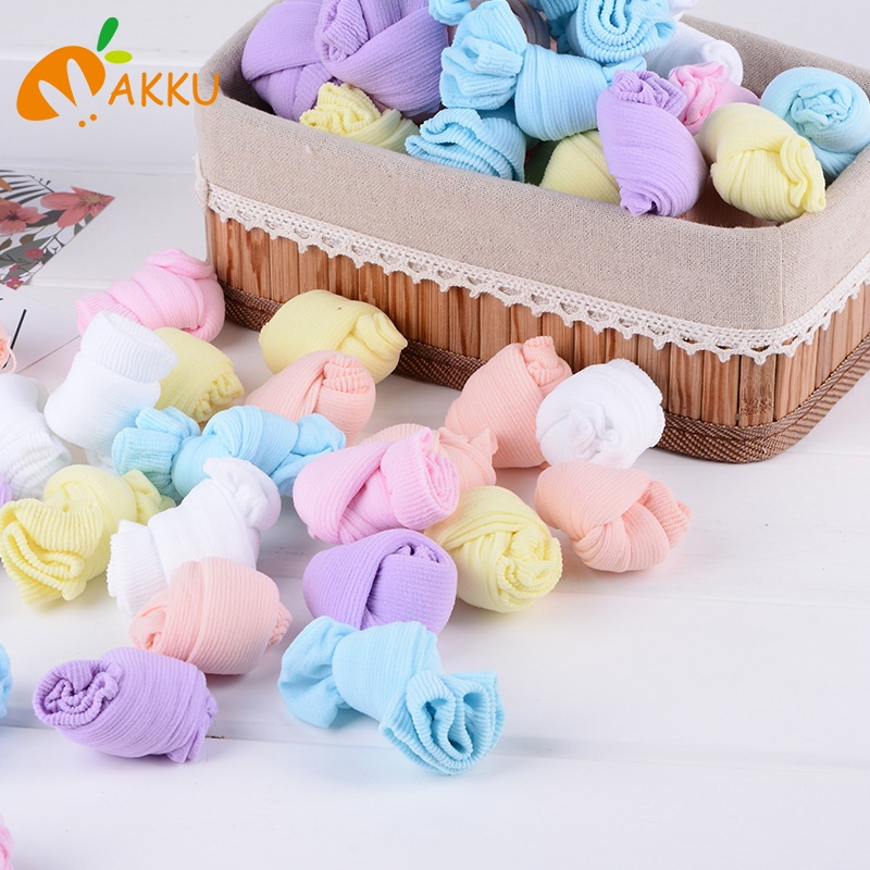 vớ em bé mới biết đi trẻ em vớ bé gái kẹo cầu vồng dễ thương AKKU