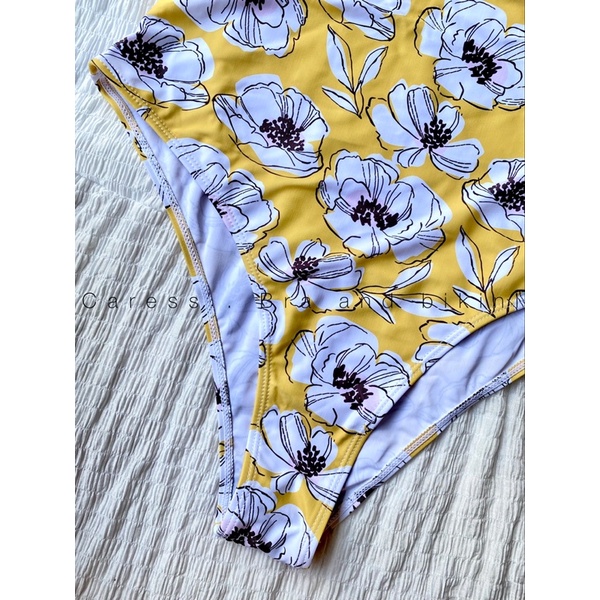 Bikini đồ bơi 1 mảnh họa tiết mùa hè cúp đệm k dây cực sexy hàng Z.A.F.U.L chính hãng