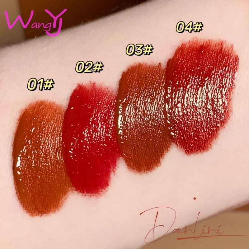 Set 4 Son Môi Dưỡng Ẩm Không Dính Cốc Màu Sắc Nhung Mịn