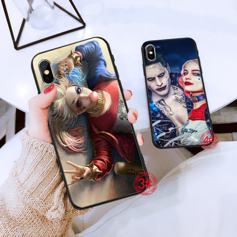 iPhone 12 Mini 11 Pro XR XS Max Soft Case 19ER Harley Quinn