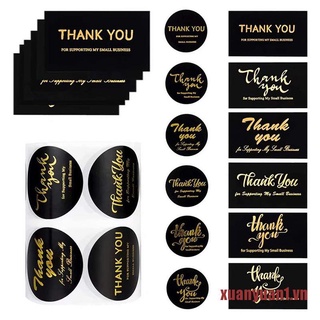 Set 50 Tấm Thiệp Cảm Ơn In Chữ Thank You for Supporting My Small