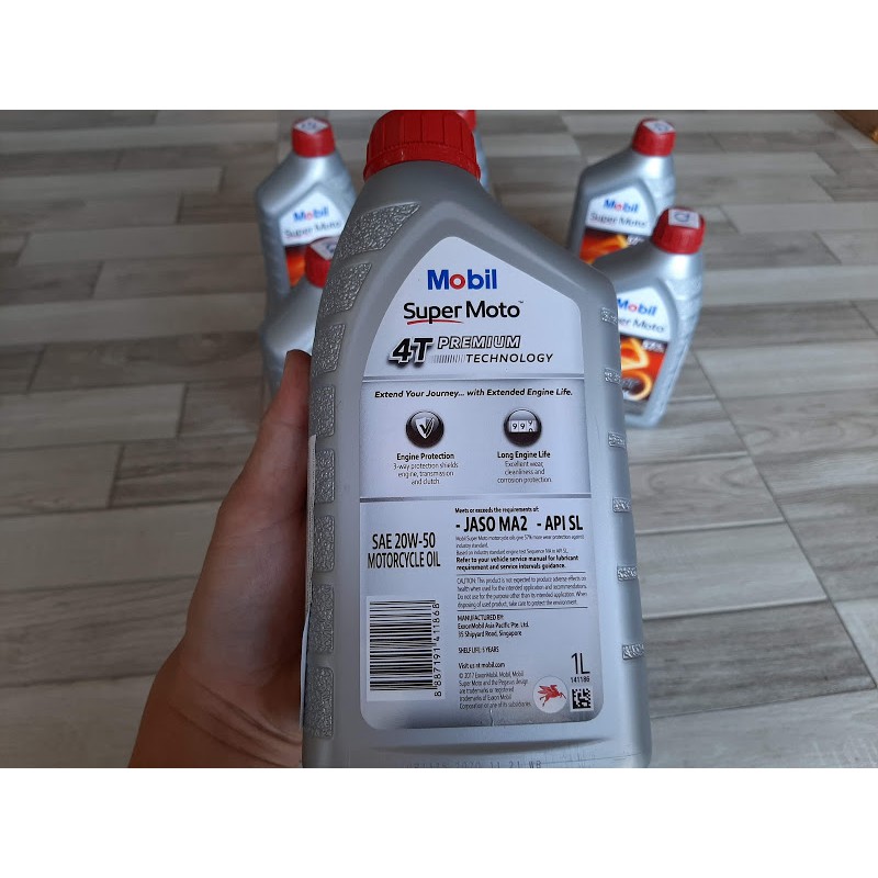 Nhớt Xe Số Cao Cấp Mobil 1 Lít NHẬP KHẨU SINGAPORE