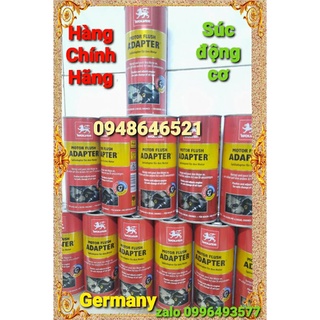 "wolver" motor flush adapter dung dịch tẩy rửa động cơ 350ml