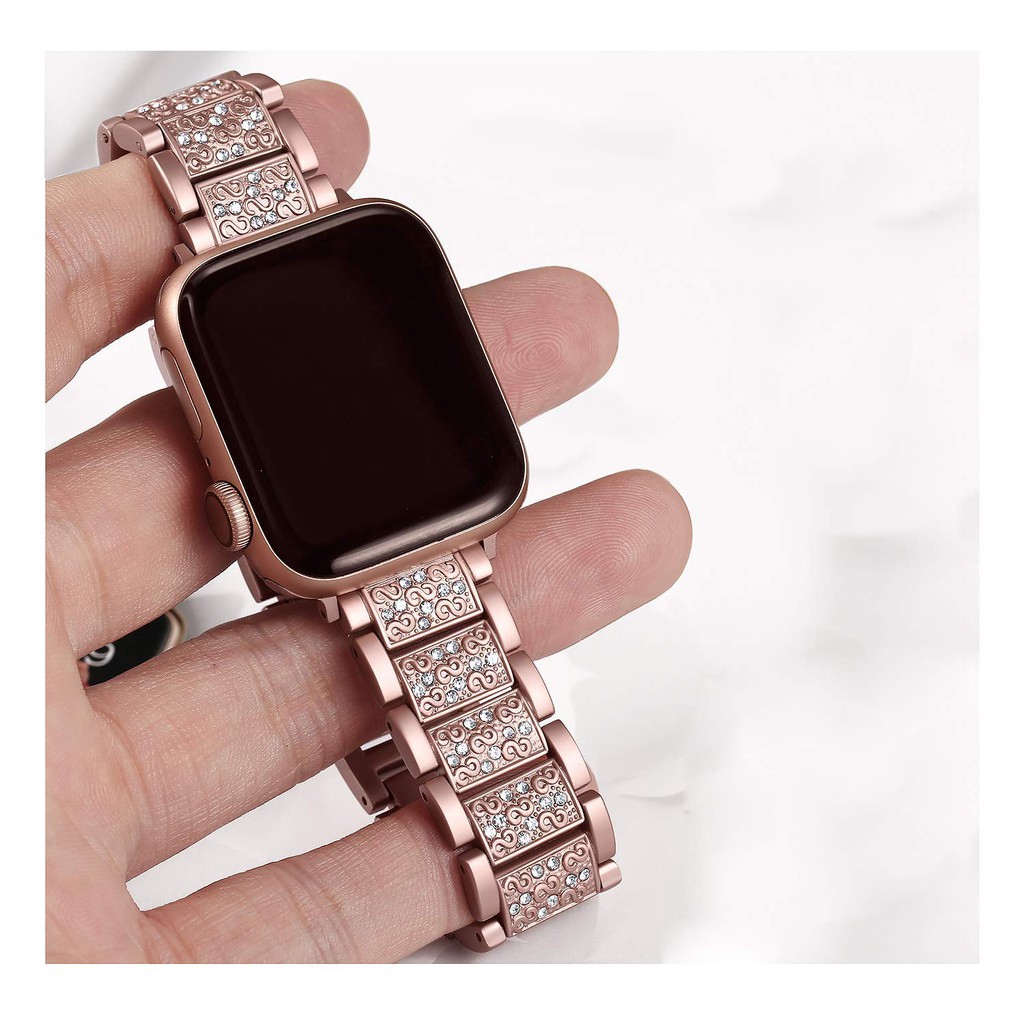 Dây đeo thép không gỉ cho đồng hồ thông minh Apple Watch dòng 6 se 5 4 3 2 1