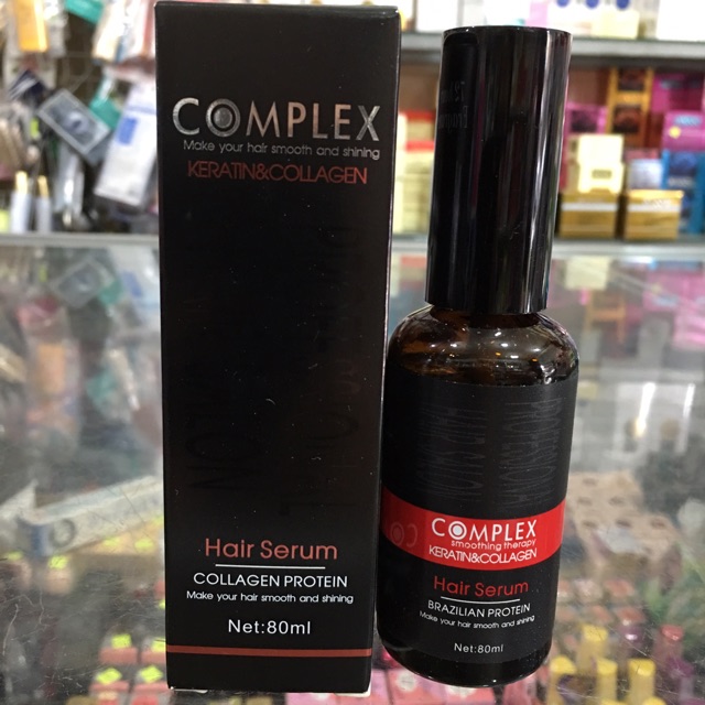 Serum dưỡng tóc Hair Serum Complex Collagen & Keratin 80ml