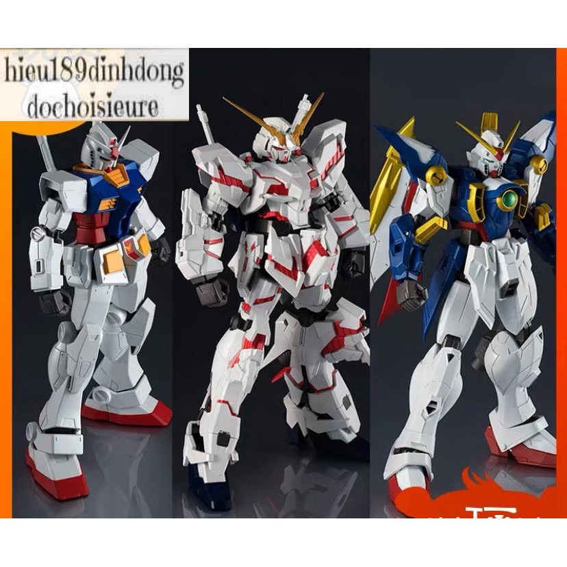 MÔ HÌNH Gundam Universe Unicorn Banshee Barbatos Wing RX-78-2 DEATHSCYTHE Full box chính hãng BANDAI