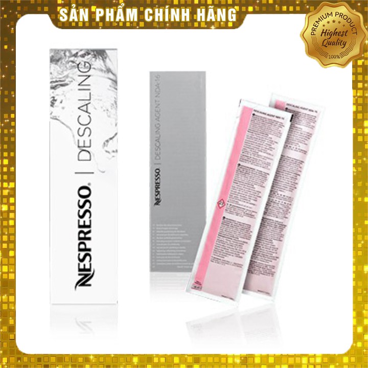 Dung dịch làm vệ sinh máy pha cà phê Nespresso - DESCALING KIT