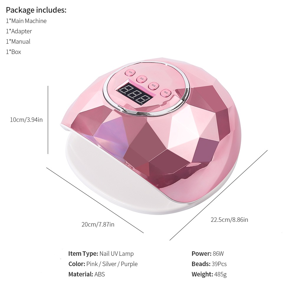 Đèn LED UV Sấy Khô Sơn Móng Tay F6 Chuyên Dụng