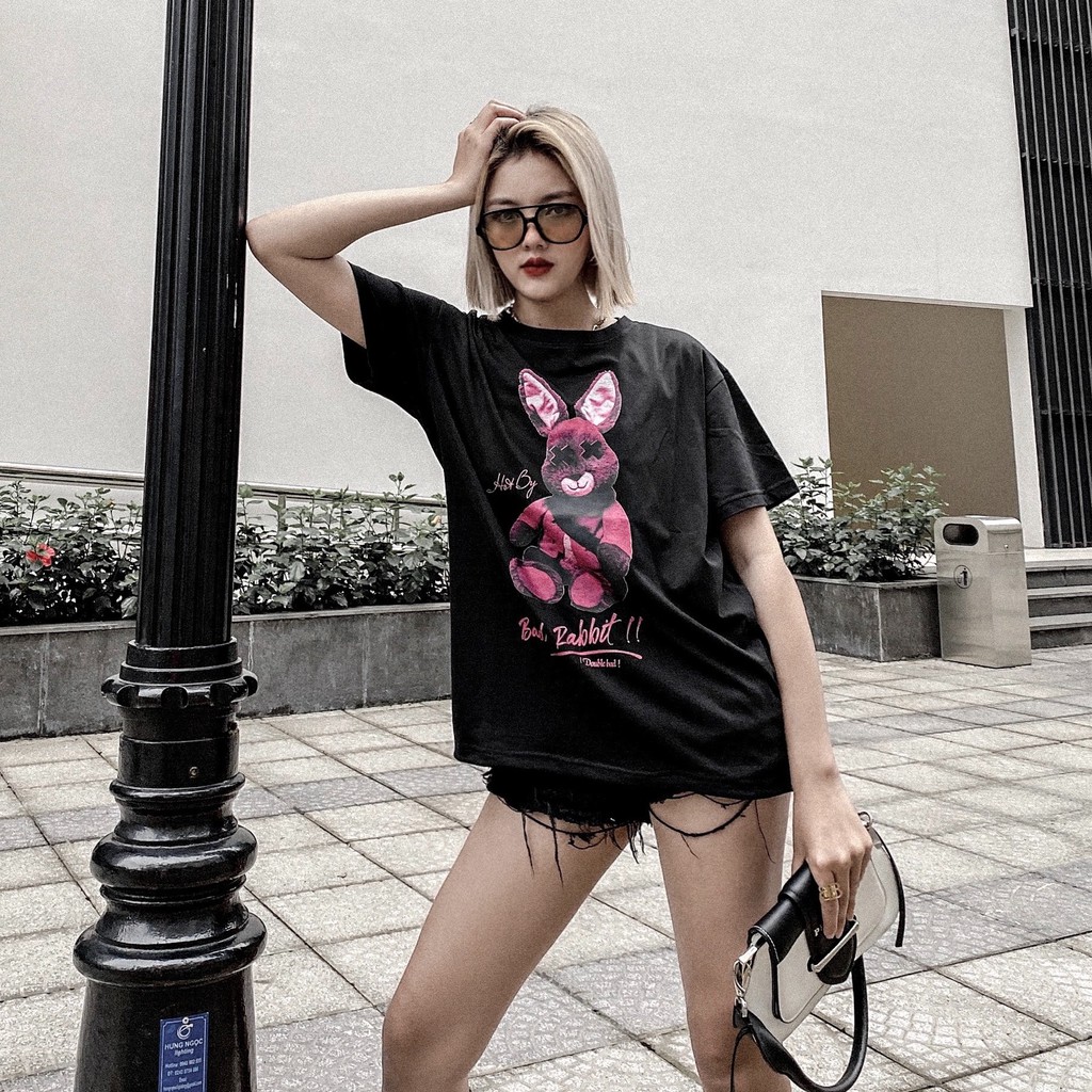 Áo Phông Rộng Dáng Unisex Cho Cả Nam Và Nữ - Áo Thun Thiết Kế In 5D - Chất Vải Cotton Cao Cấp Dày Dặn Mặc Cực Thích T6 | BigBuy360 - bigbuy360.vn