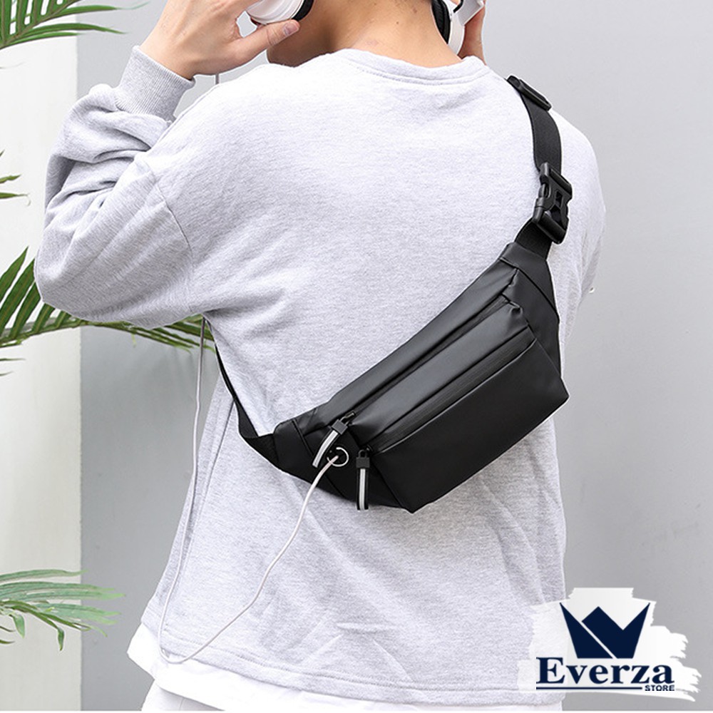 Túi Bao Tử Chống Nước Có Thể Đeo Chéo Đeo Hông Siêu Nhẹ Cho Nam Nữ Kiểu Dáng Thể Thao Phong Cách Hàn Quốc