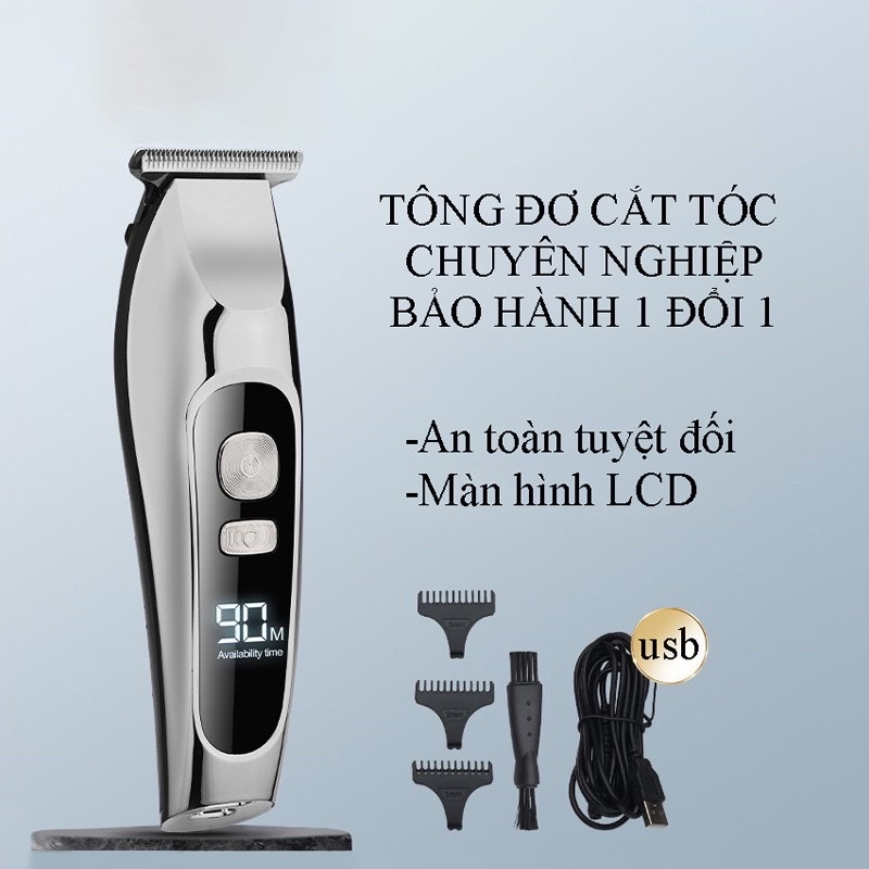 Tông đơ chấn viền, tông đơ cắt tóc cho bé chống ồn, đa chức năng,chính hãng