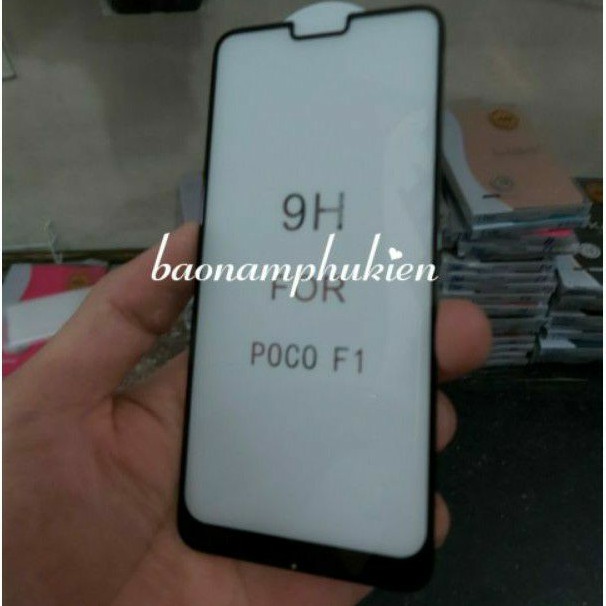 Kính cường lực 5D Full màn xiaomi pocophone F1 hiệu Glass xịn siêu cứng