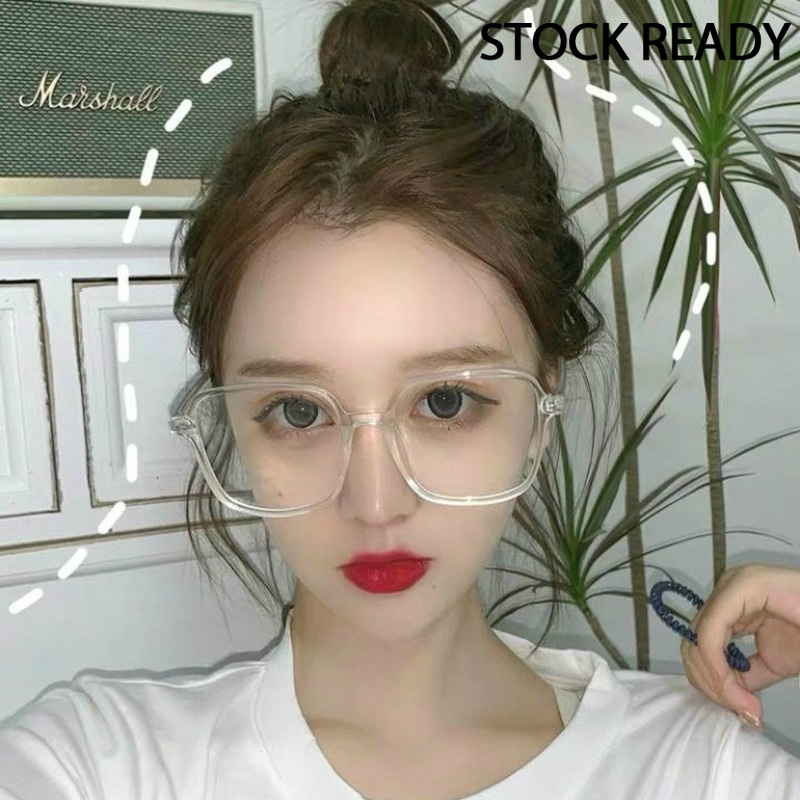 Mắt Kính Gọng Vuông Chống Bức Xạ Thời Trang Hàn Quốc Chất Lượng Cao