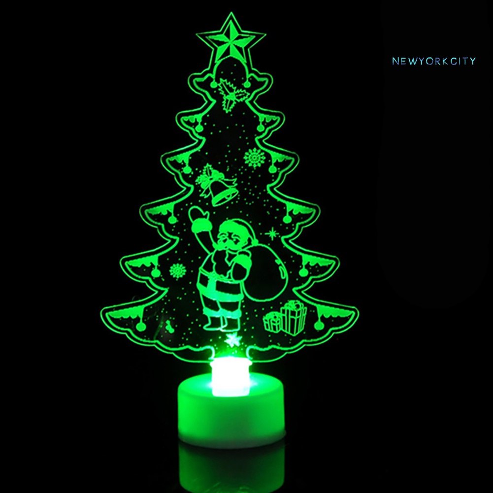 Đèn LED Trang Trí Giáng Sinh Hình Ông Già Noel / Người Tuyết