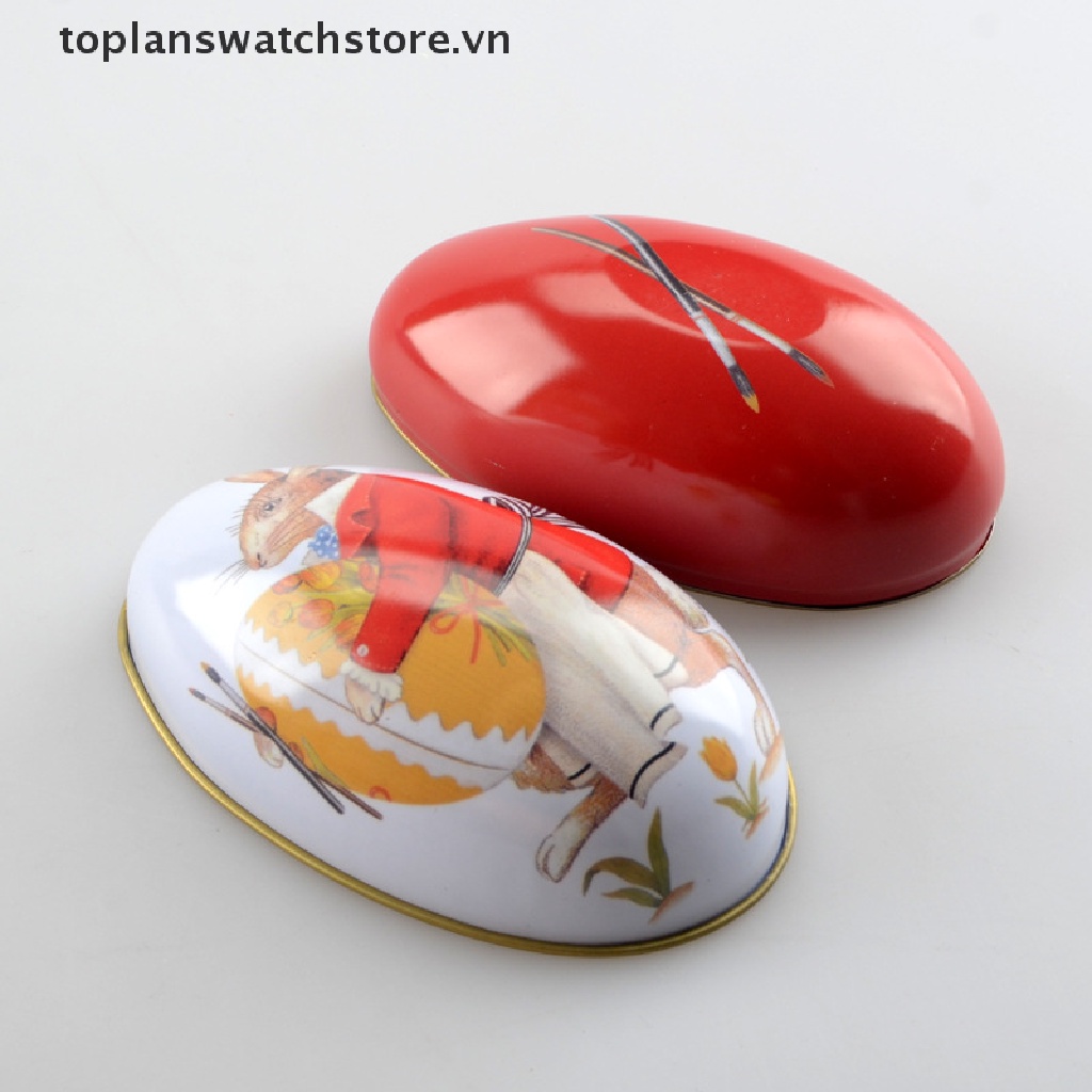 Hộp Sắt Đựng Kẹo Hình Thỏ Hoạt Hình Dễ Thương