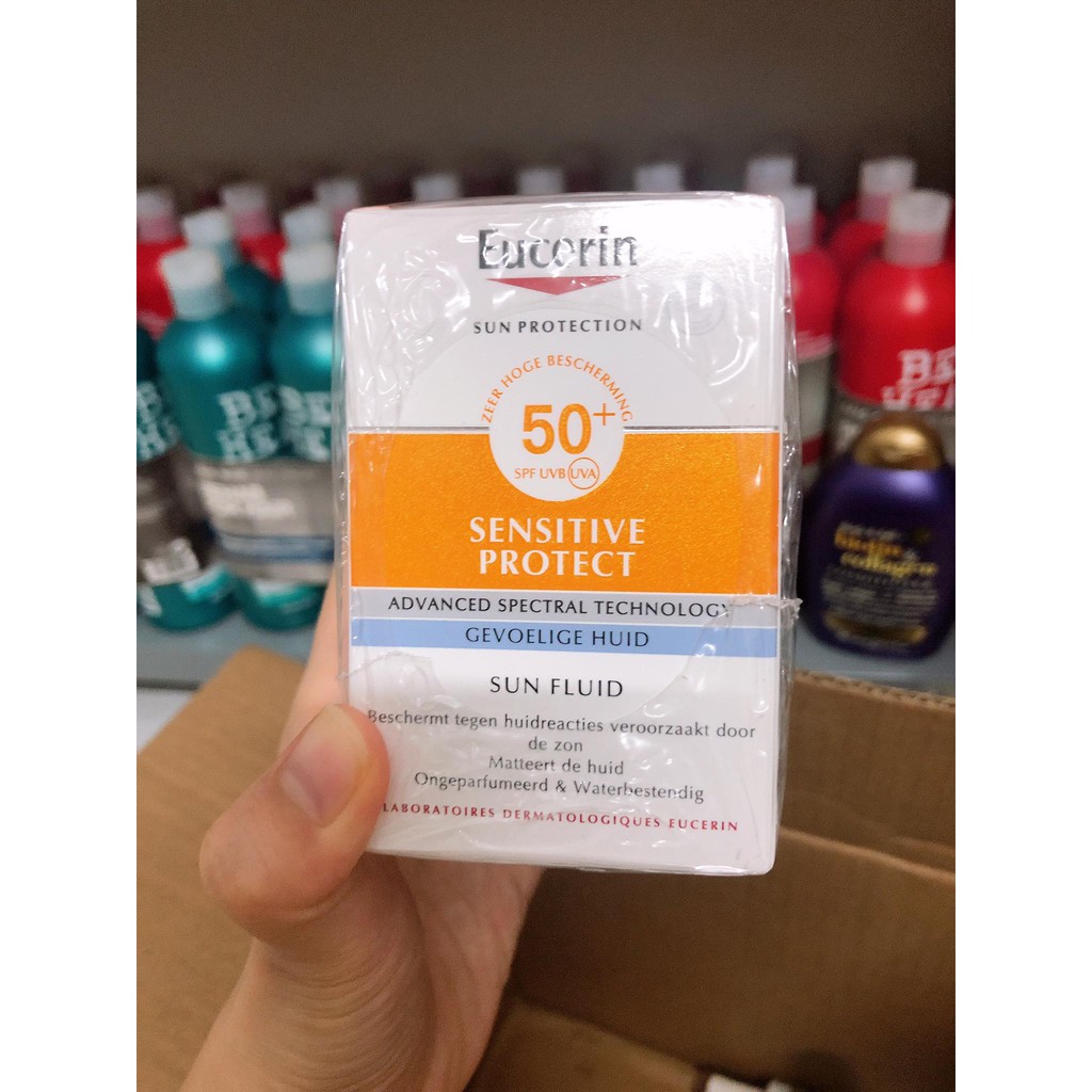 Chống nắng Eucerin SUN FLUID MATTIFYING SPF 50+ 50ML ( BILL NHẬP TẠI PHARMA PHÁP )