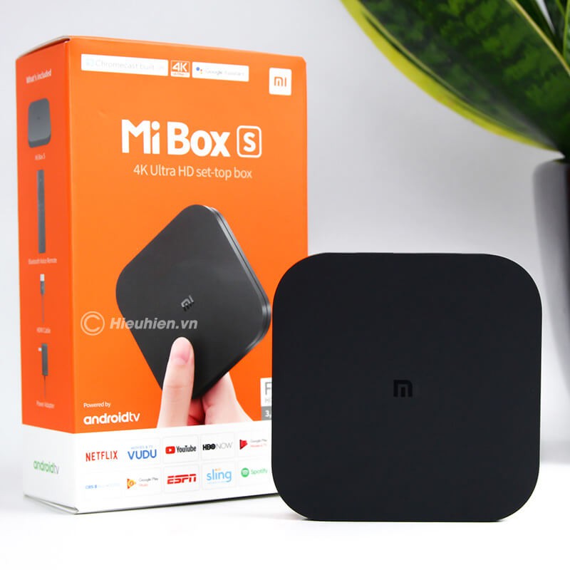 Xiaomi Mibox S 4K Hàng Chính Hãng Phiên Bản Quốc Tế Tìm Kiếm Giọng Nói Tiếng Việt Hàng DGW Phân Phối