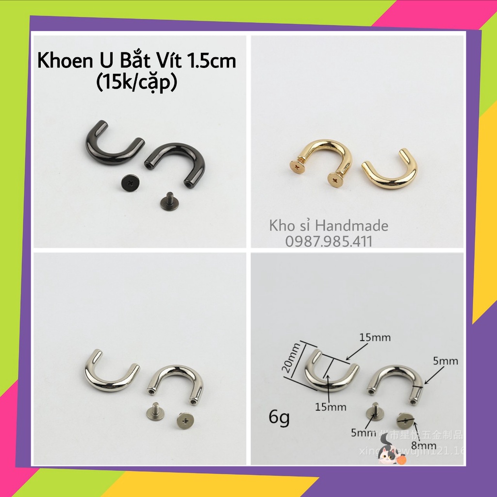 Khoen U Vít 1.5cm