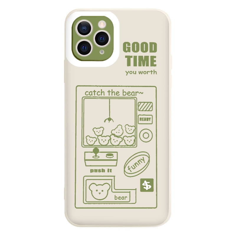 Ốp iphone - Ốp lưng iphone cạnh vuông viền camera good time dành cho ip 6 đến 14promax - g86
