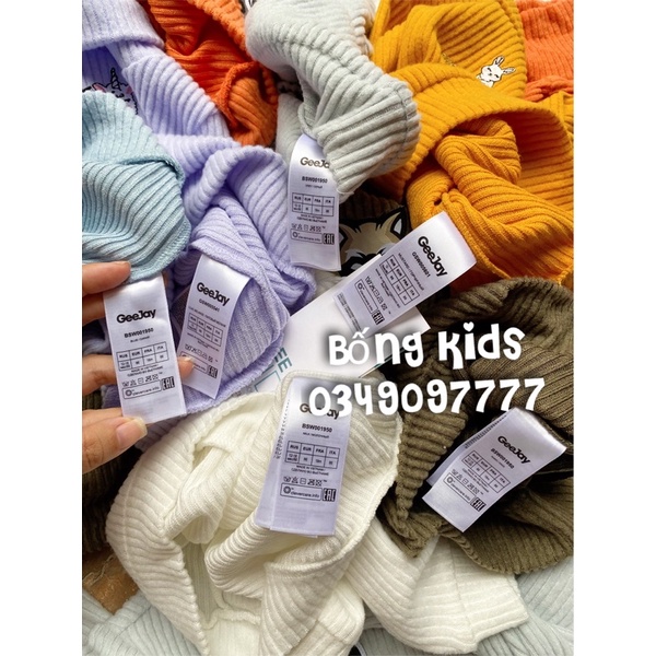 Áo Len Cổ Lọ Bé Trai &amp; Bé Gái Siêu Mềm GJ
