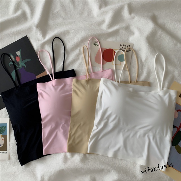 Áo Ống Hai Dây Có Mút Đệm Ngực Phong Cách Hàn Quốc Thời Trang Cho Nữ | BigBuy360 - bigbuy360.vn