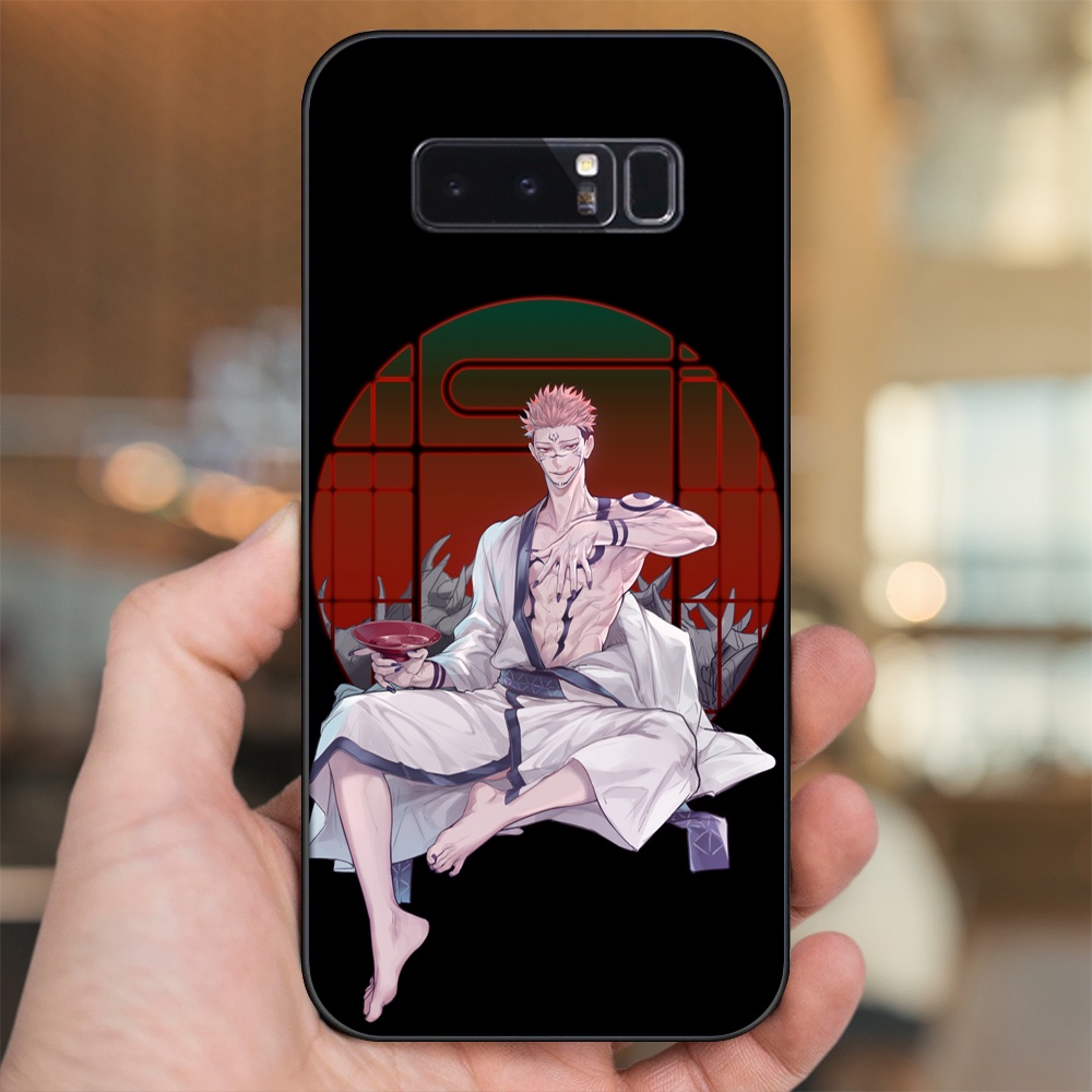 Ốp lưng Samsung Note 8 viền đen in hình Yuji Jujutsu Kaisen