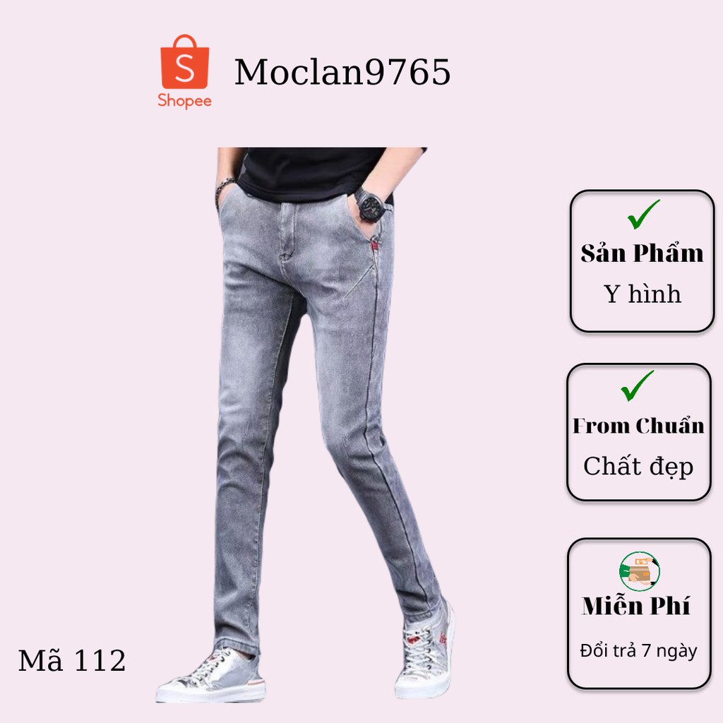 Quần jean nam cao cấp, chất liệu bò ( jean ) mềm mịn, from chuẩn, có nhiều mẫu đi kèm Moclan75