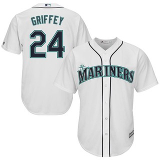 Mens Seattle Mariners 24 Ken Griffey Jr. Baseball Jersey
