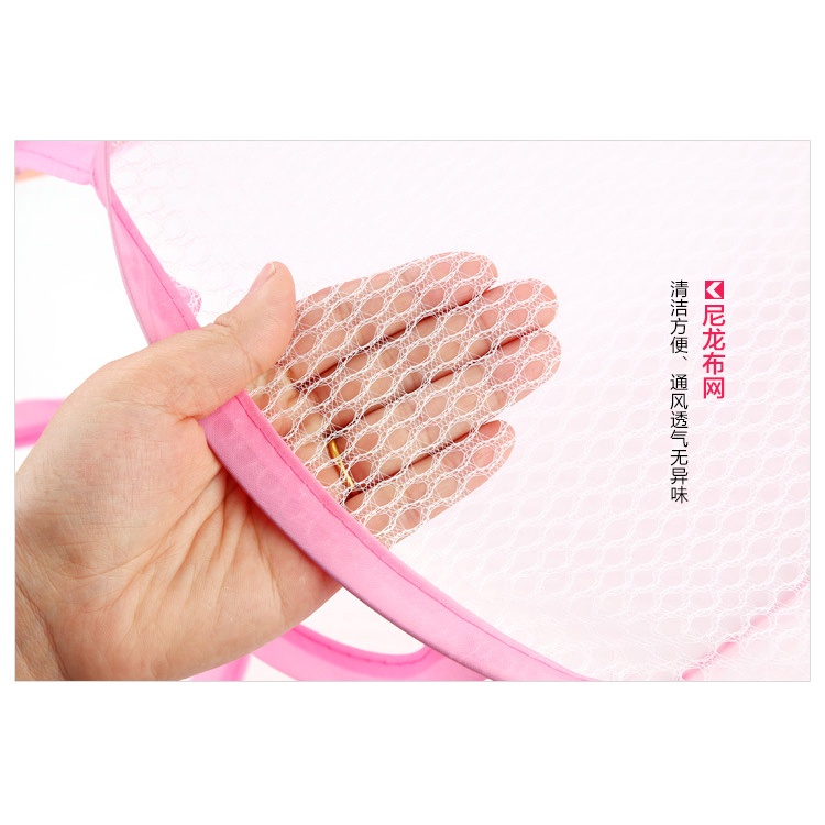 Giỏ Lưới Đựng Quần Áo, Đồ Dùng, Đồ Chơi Gấp Gọn Ngộ Nghĩnh