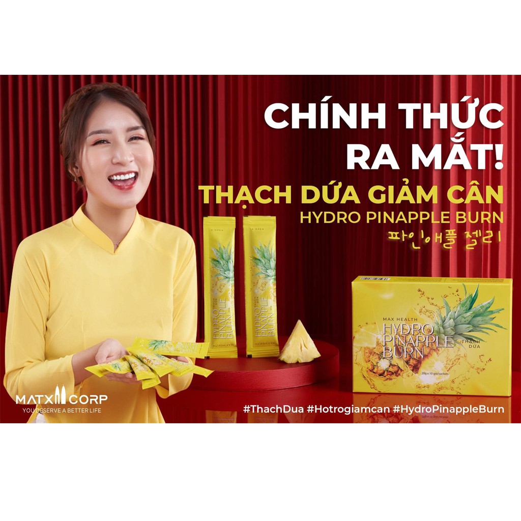 Thạch Dứa Giảm Cân⚡FREESHIP⚡Thạc h Dứa Matxi Corp Chính Hãng – Giải Pháp Tuyệt Vời Cho Người Thừa Cân Béo Phì