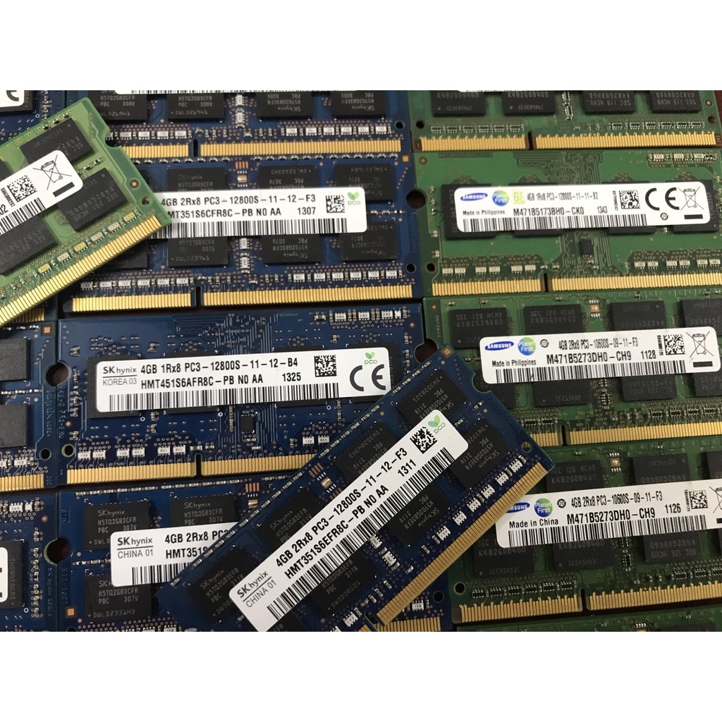 Ram Laptop Samsung Hynix Kingston 4GB DDR3 1600MHz PC3L-12800 1.35V - Bảo hành 36 tháng