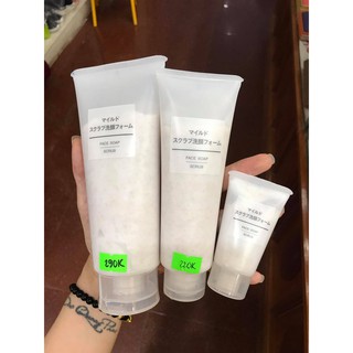 tẩy da chết Muji Face Soap Scrub