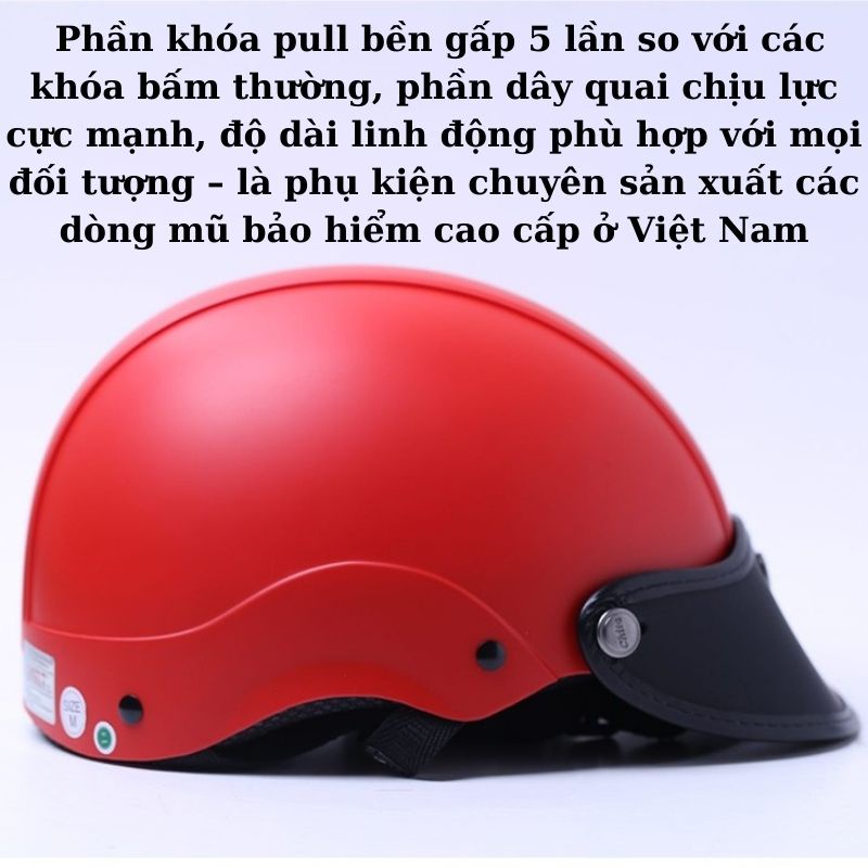 Mũ Bảo Hiểm Nửa Đầu Nam Nữ Cao Cấp Nón Bảo Hiểm Chính Hãng Có Kính Nửa Đầu 1/2 Nhiều Tem Siêu HOT
