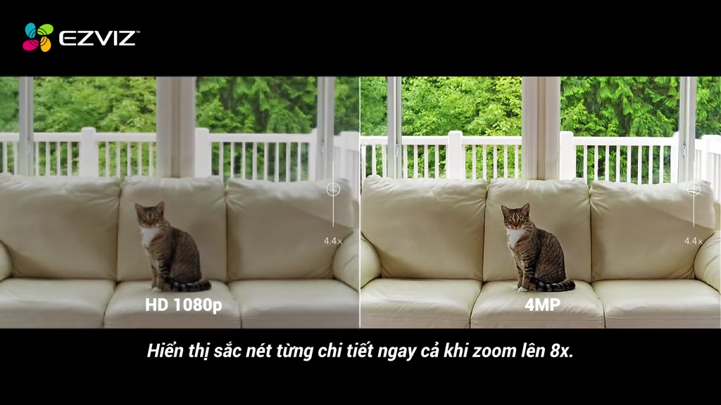 Camera wifi Ezviz, xoay 360 Độ, Đàm thoại loa 2 chiều, TY1 TY2 4MP 2K (chính hãng) | BigBuy360 - bigbuy360.vn